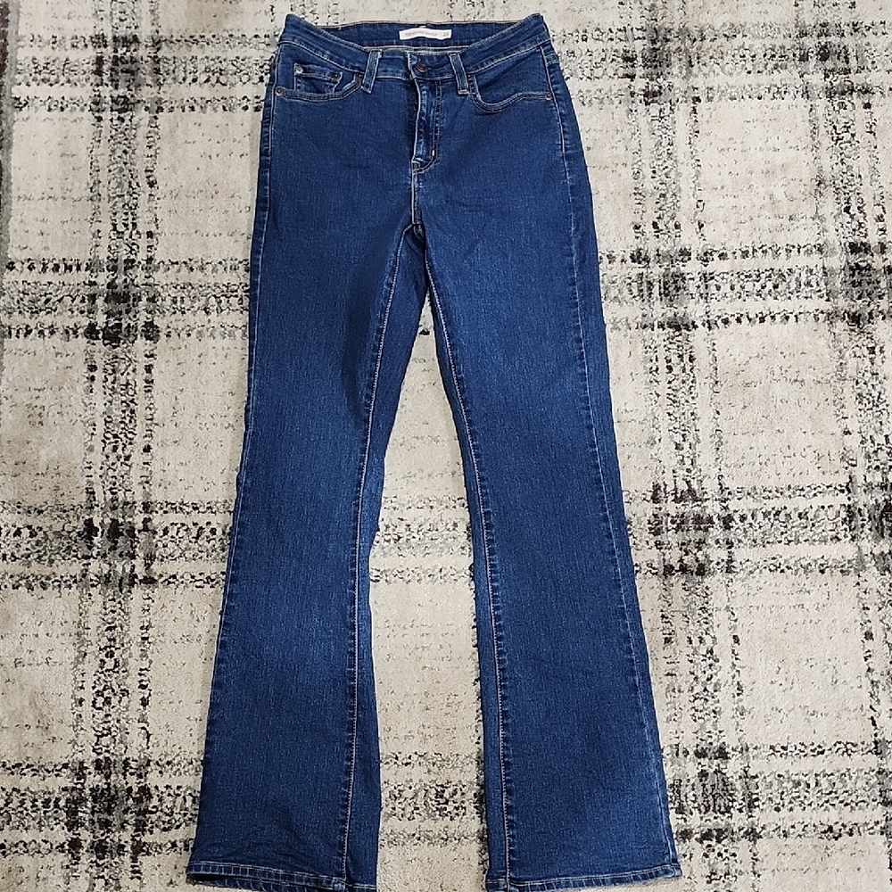 Levi's Deep Blue Bootcut Leg Jeans